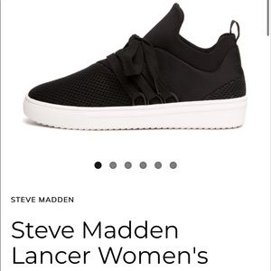 STEVE MADDEN Black Sneakers